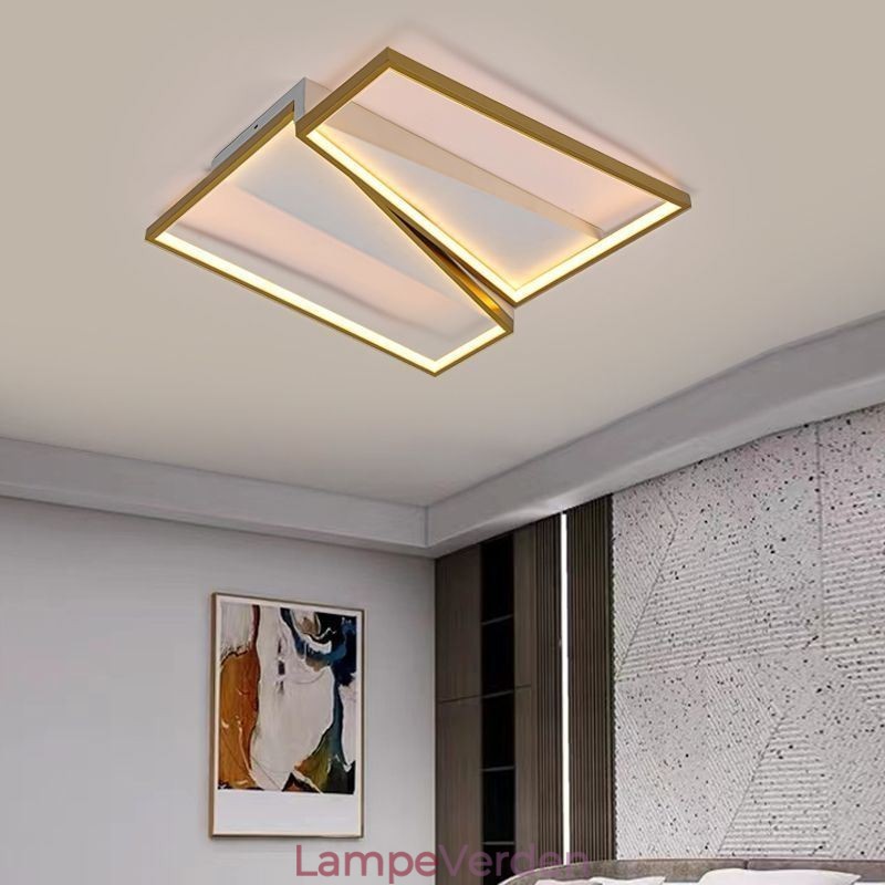 Flush Mount Minimalistisk Mosaik Trapezium Loftslampe