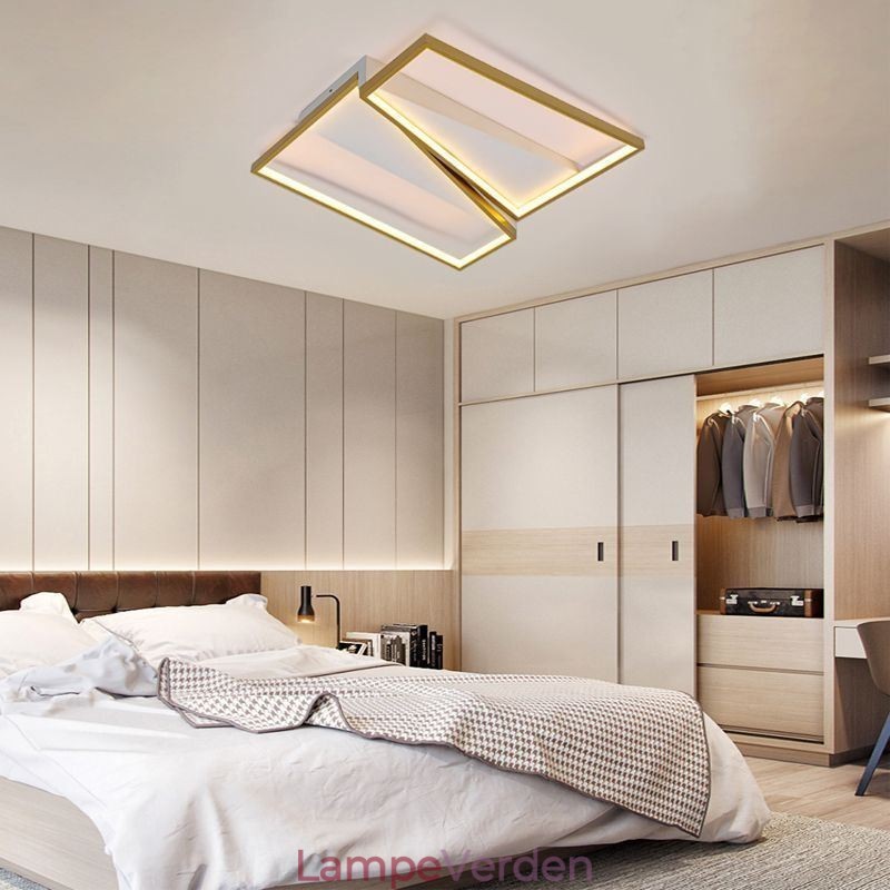 Flush Mount Minimalistisk Mosaik Trapezium Loftslampe