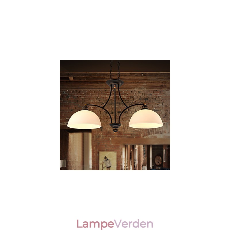 Retro Minimalistiske Loftslamper Europæisk stil Glasloftslamper Lampe