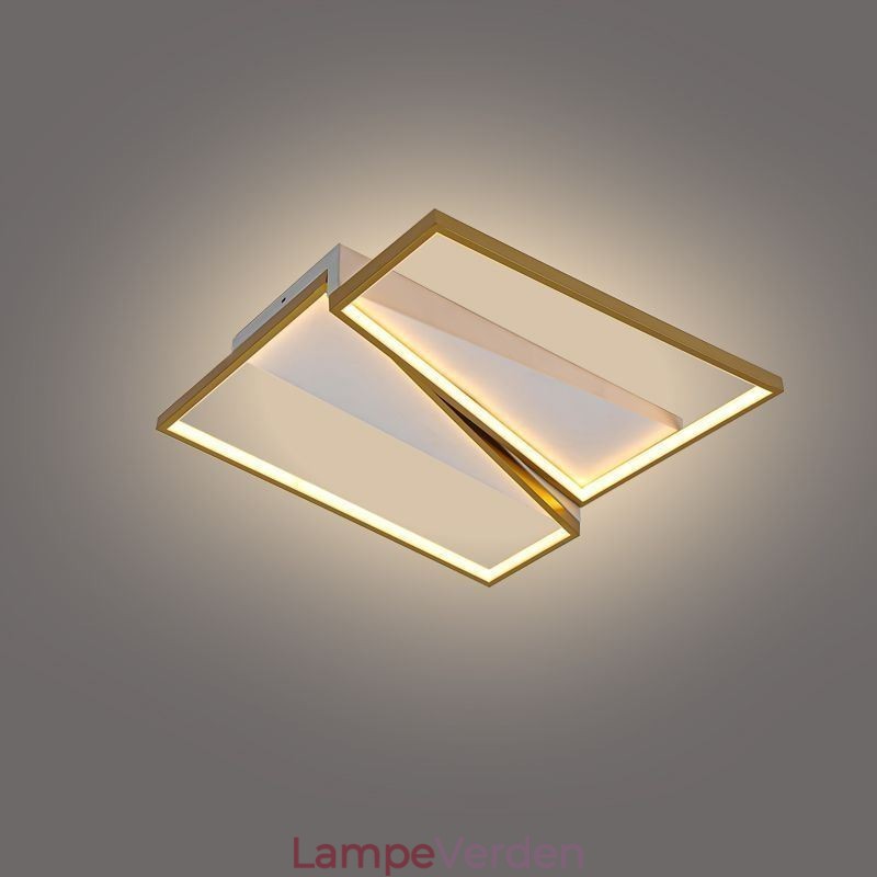 Flush Mount Minimalistisk Mosaik Trapezium Loftslampe