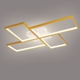 Flush Mount Mosaic Geometrisk firkantet loftslampe