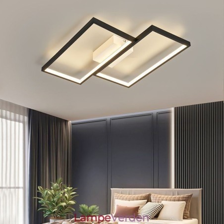 Flush Mount Mosaic Geometrisk Firkantet Loftslampe