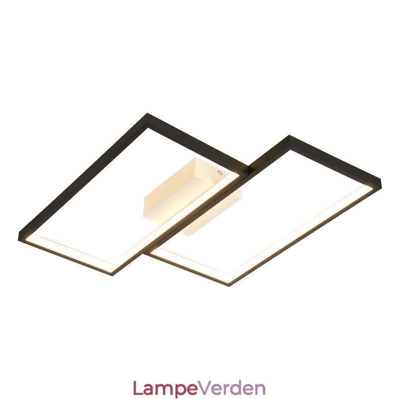 Flush Mount Mosaic Geometrisk Firkantet Loftslampe