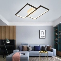 Flush Mount Mosaic Geometrisk Firkantet Loftslampe