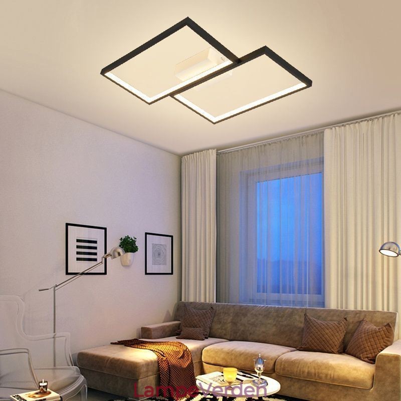 Flush Mount Mosaic Geometrisk Firkantet Loftslampe