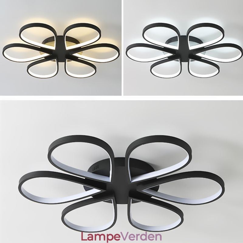 Flush Mount Minimalistisk Clover Loftslampe