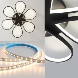 Flush Mount Minimalistisk Clover Loftslampe