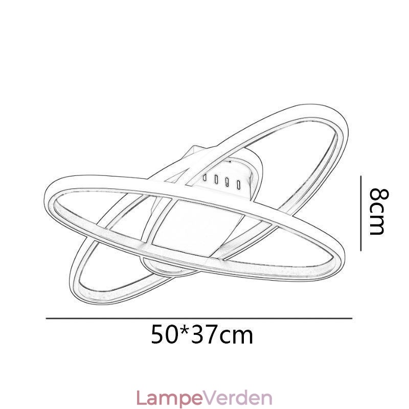 Flush Mount Minimalistisk Surround Planet-loftslys