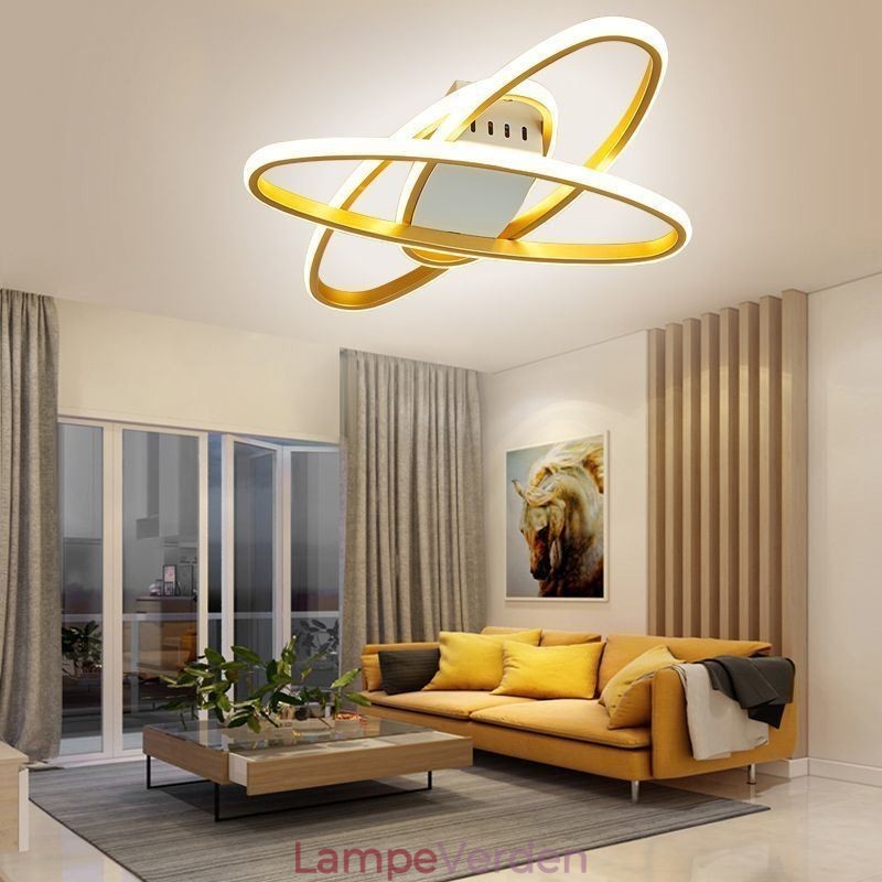 Flush Mount Minimalistisk Surround Planet-loftslys