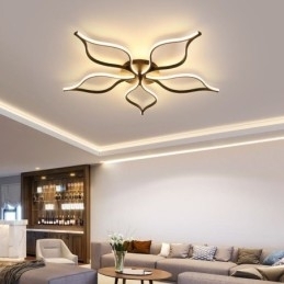 Flush Mount Minimalistisk Five Leaf Flower Loftslampe