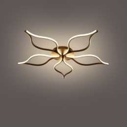 Flush Mount Minimalistisk Five Leaf Flower Loftslampe