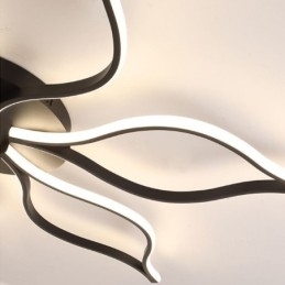 Flush Mount Minimalistisk Five Leaf Flower Loftslampe