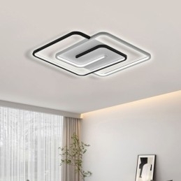 Flush Mount akryl wrap firkantet loftslampe
