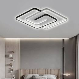 Flush Mount akryl wrap firkantet loftslampe