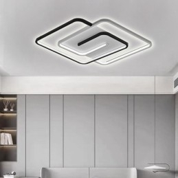 Flush Mount akryl wrap firkantet loftslampe