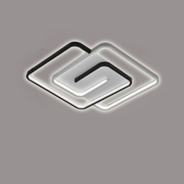 Flush Mount akryl wrap firkantet loftslampe
