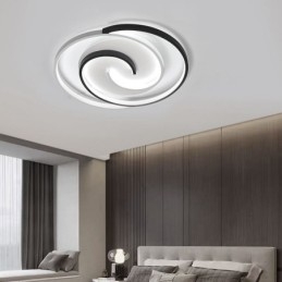 Flush Mount Acryl Wrap Round Loftslampe