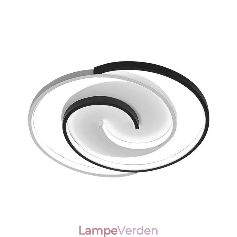 Flush Mount Acryl Wrap Round Loftslampe