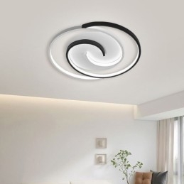 Flush Mount Acryl Wrap Round Loftslampe