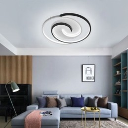 Flush Mount Acryl Wrap Round Loftslampe