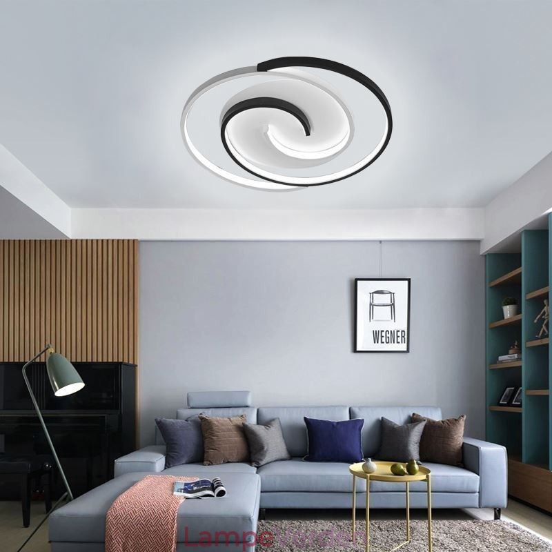Flush Mount Acryl Wrap Round Loftslampe