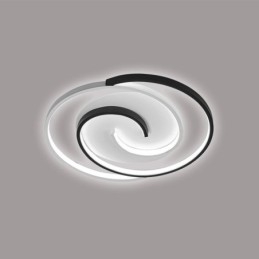 Flush Mount Acryl Wrap Round Loftslampe