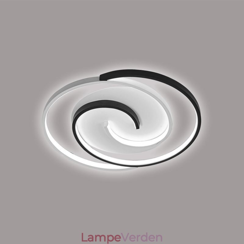Flush Mount Acryl Wrap Round Loftslampe