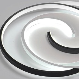 Flush Mount Acryl Wrap Round Loftslampe
