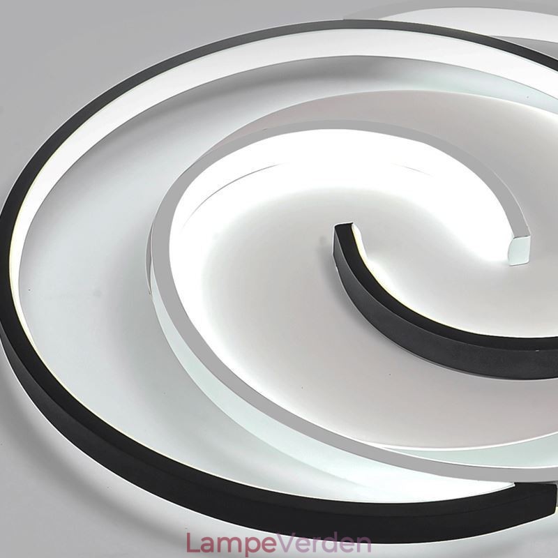 Flush Mount Acryl Wrap Round Loftslampe