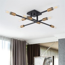 Country Retro Flush Mount dekorativ loftslampe i amerikansk industriel stil