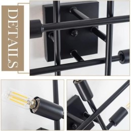 Country Retro Flush Mount dekorativ loftslampe i amerikansk industriel stil