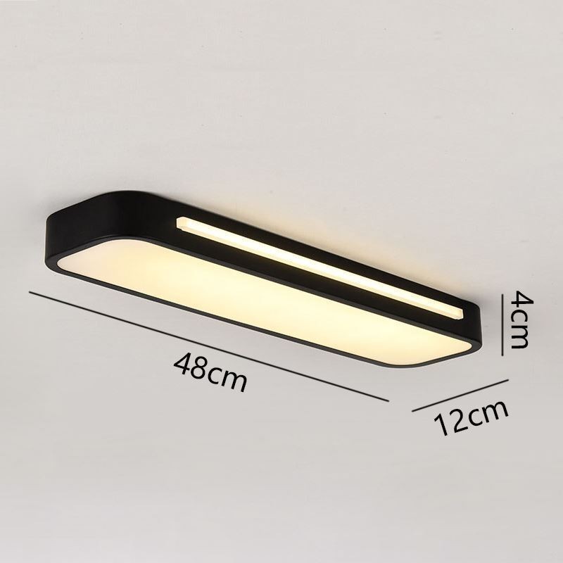 Moderne loftslampe i akryl med flush Mount