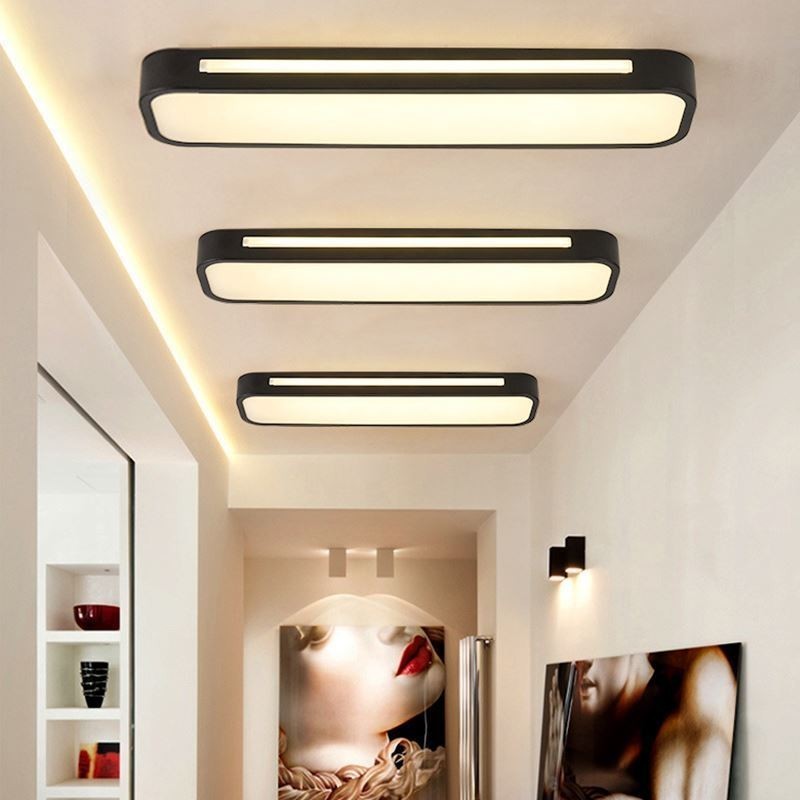 Moderne loftslampe i akryl med flush Mount