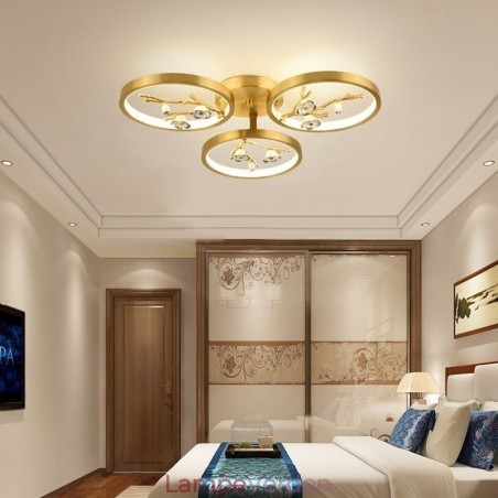 Flush Mount kobber Art Branch Plum Blossom Loftslys Flush Mount kobber Art Branch Plum Blossom Loftslys