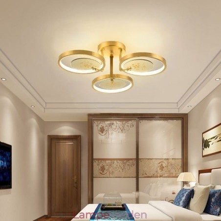 Flush Mount akryl kobber kunst tryk loftslampe Flush Mount akryl kobber kunst tryk loftslampe