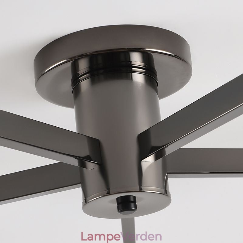 Nordic Glass Flush Mount Creative Smedejernsloftslampe