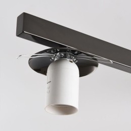 Nordic Glass Flush Mount Creative Smedejernsloftslampe