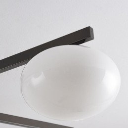 Nordic Glass Flush Mount Creative Smedejernsloftslampe