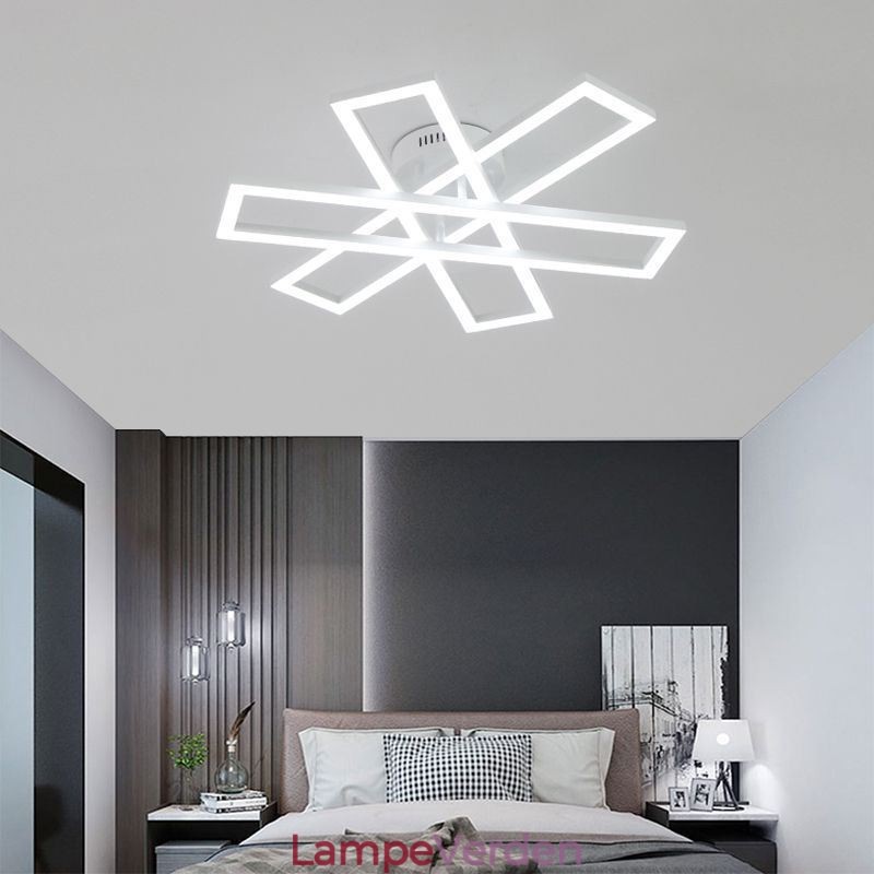 Minimalistisk Flush Mount Aluminium Art Windmill Loftslampe