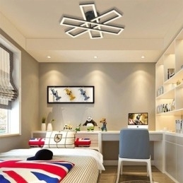 Minimalistisk Flush Mount Aluminium Art Windmill Loftslampe