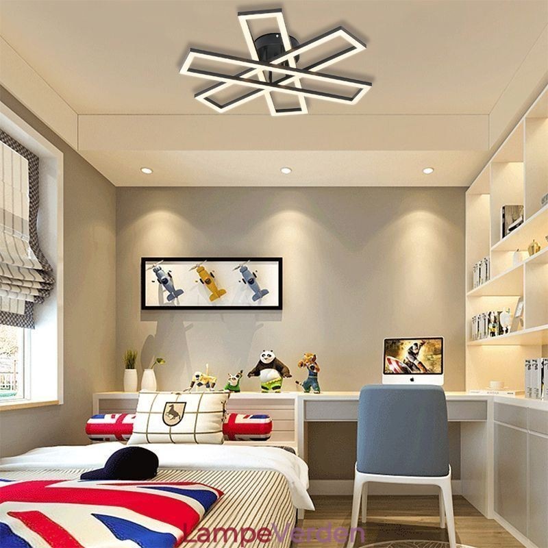 Minimalistisk Flush Mount Aluminium Art Windmill Loftslampe