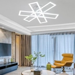 Minimalistisk Flush Mount Aluminium Art Windmill Loftslampe
