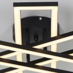 Minimalistisk Flush Mount Aluminium Art Windmill Loftslampe