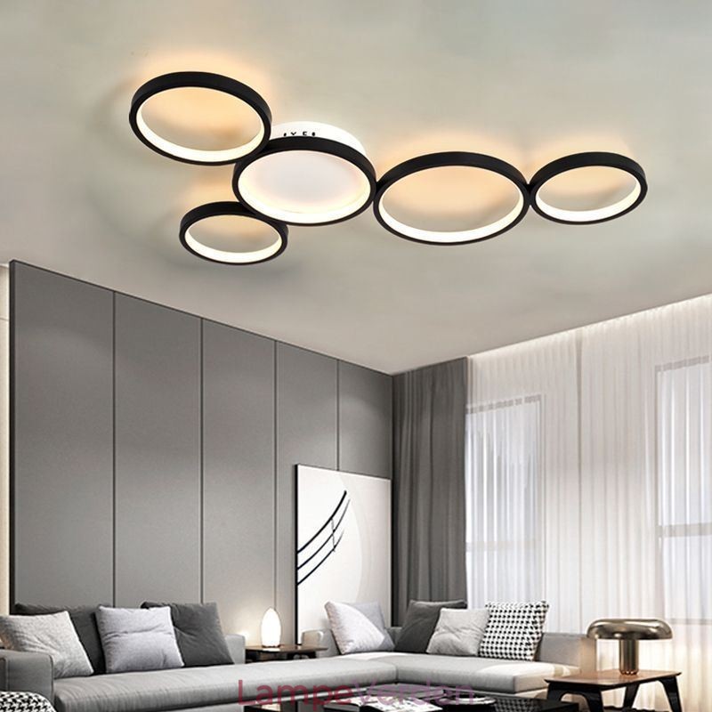 Moderne Flush Mount Aluminium Art Loftslampe