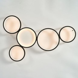 Moderne Flush Mount Aluminium Art Loftslampe