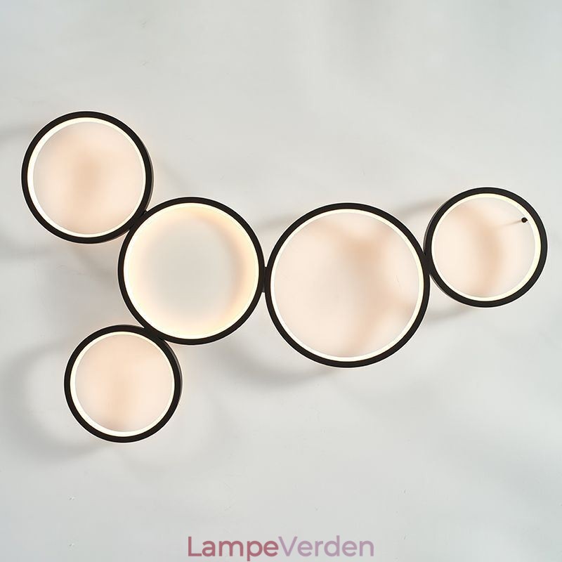 Moderne Flush Mount Aluminium Art Loftslampe