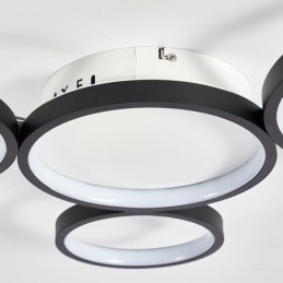 Moderne Flush Mount Aluminium Art Loftslampe