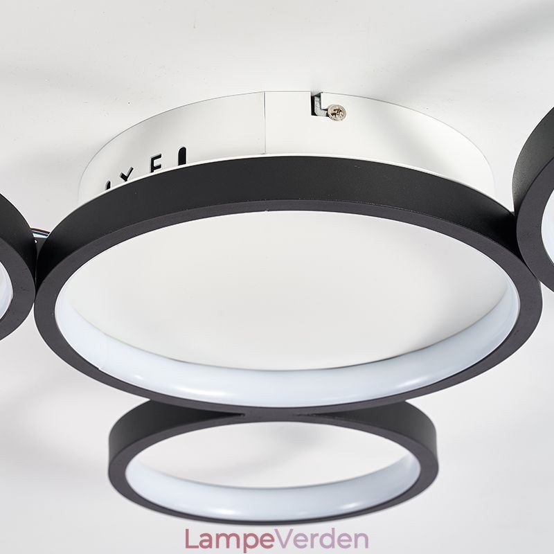 Moderne Flush Mount Aluminium Art Loftslampe