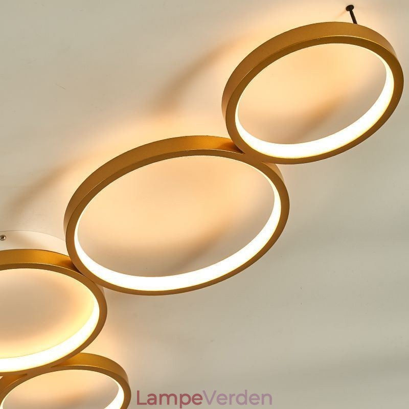 Moderne Flush Mount Aluminium Art Loftslampe