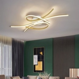 Minimalistisk Flush Mount Aluminium Art Butterfly Loftslampe